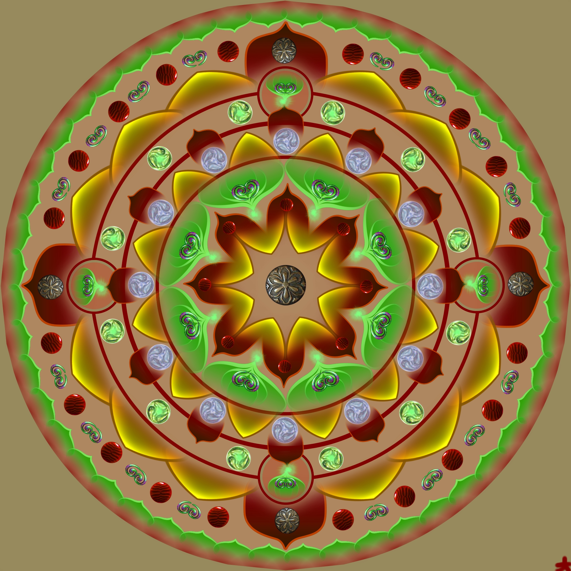 mandala autunno
