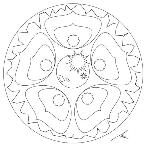 Mara Minchio Mandala da colorare settembre 2026