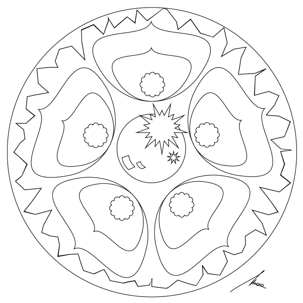 Mara Minchio Mandala da colorare settembre 2026